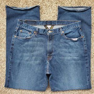 Jeans Mens Size 36 x 31 Reg Inseam Ol Deep Water Classic Fit Stretch